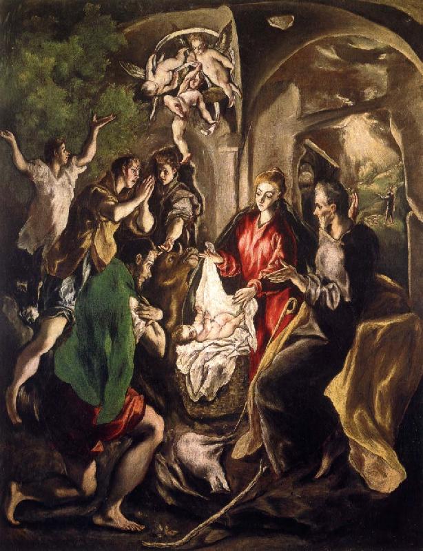El Greco The Adoratin of the Shepherds Sweden oil painting art